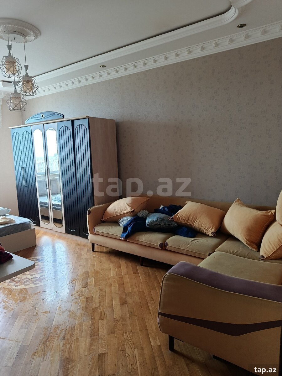 2-otaqlı yeni tikili kirayə verilir, İnşaatçılar m., 70 m²