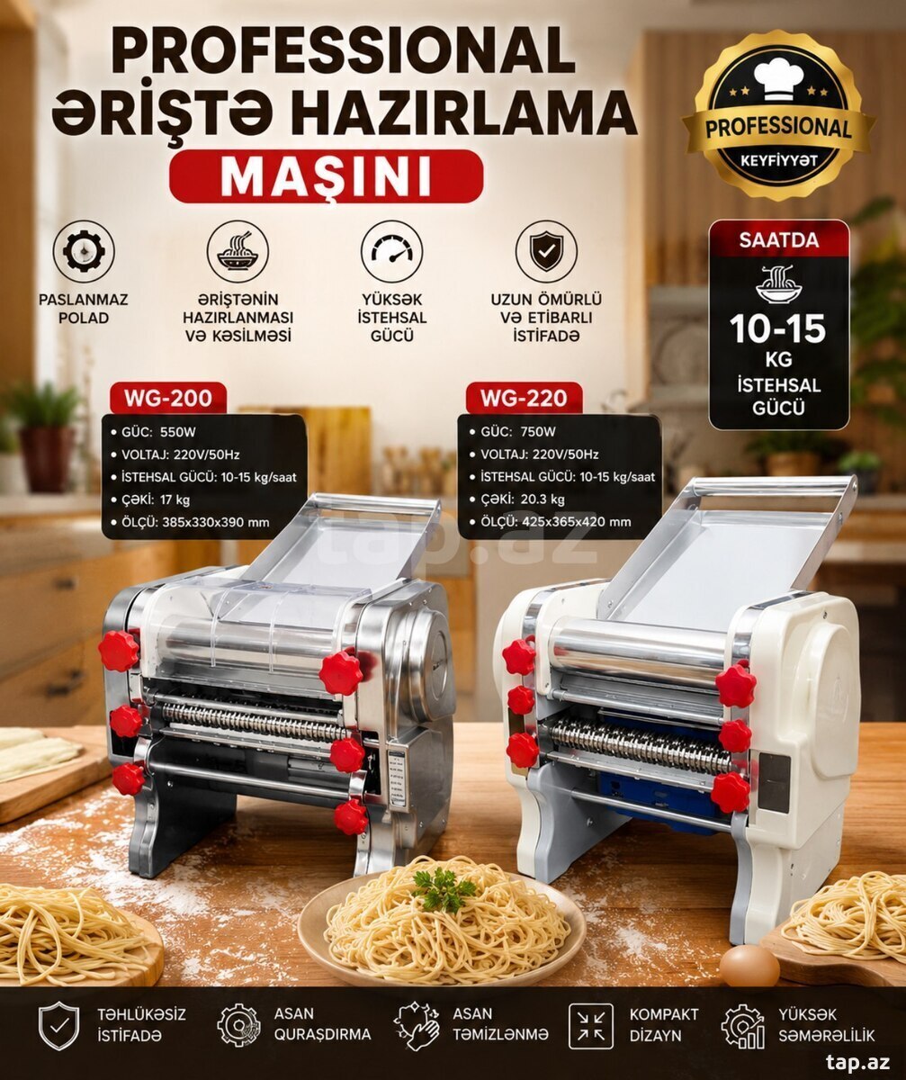 Xəmiraçan əriştə kəsmə maşını