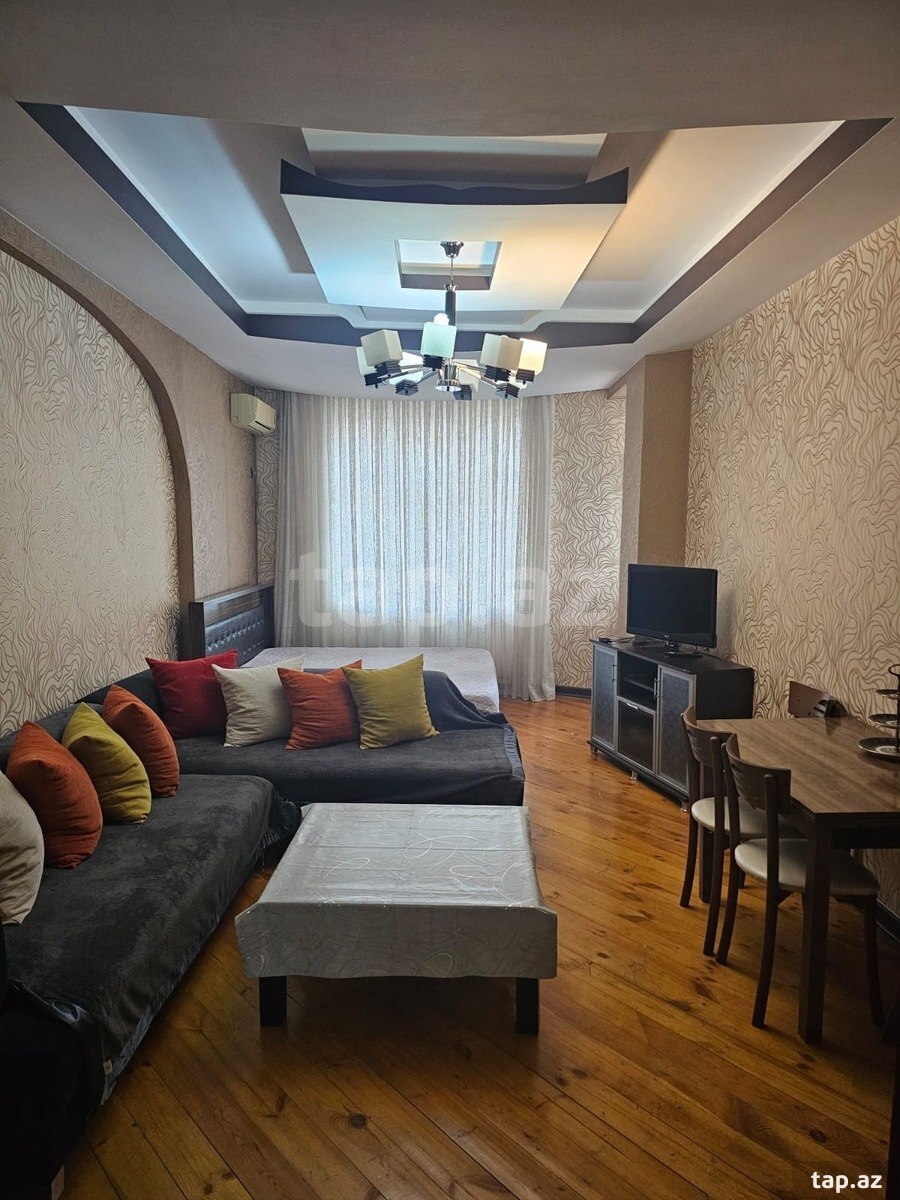 3-otaqlı yeni tikili kirayə verilir, Nəsimi r., 110 m²