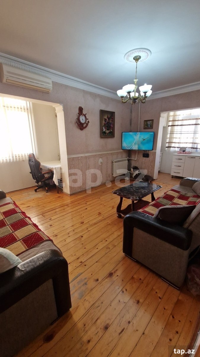 2-otaqlı mənzil kirayə verilir, Yeni Günəşli qəs., 50 m²