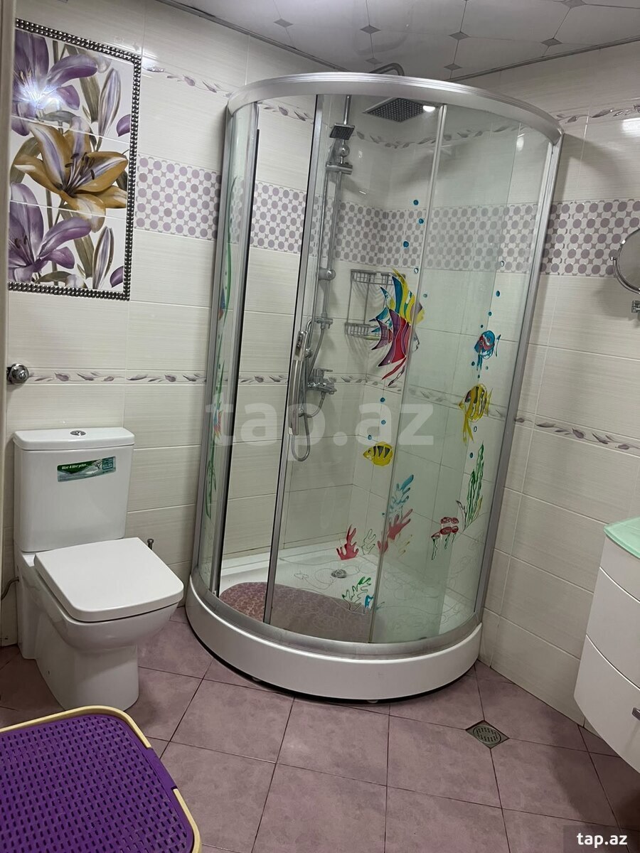 2-otaqlı yeni tikili kirayə verilir, N.Nərimanov r., 90 m²