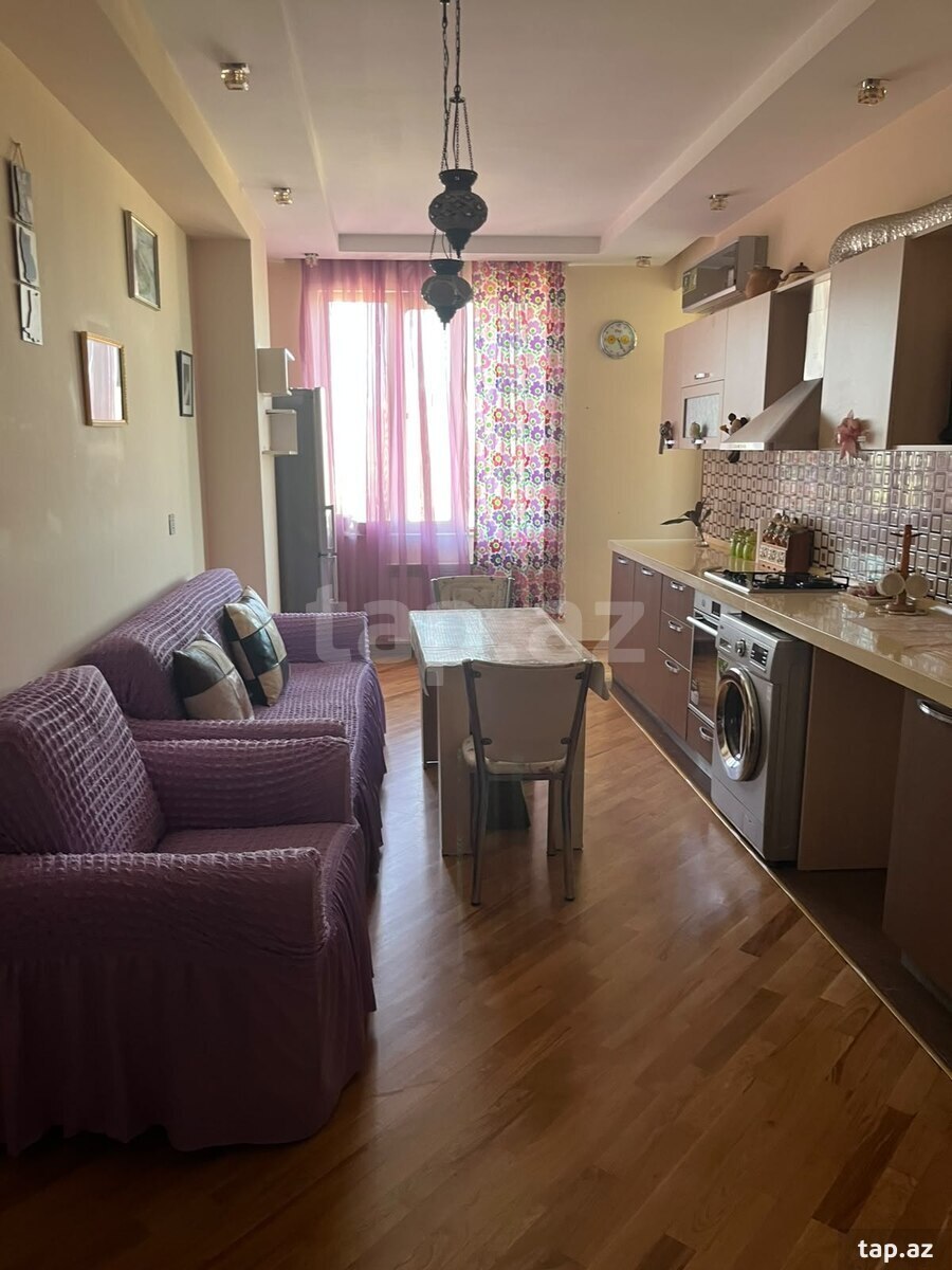 2-otaqlı yeni tikili kirayə verilir, N.Nərimanov r., 90 m²