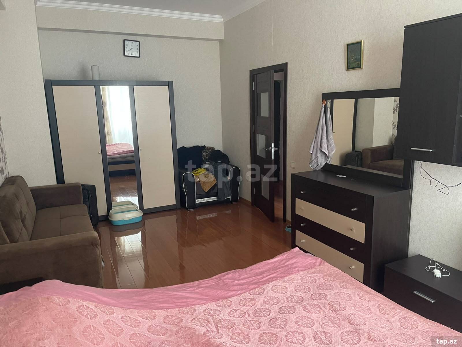 1-otaqlı yeni tikili kirayə verilir, Avtovağzal m., 50 m²