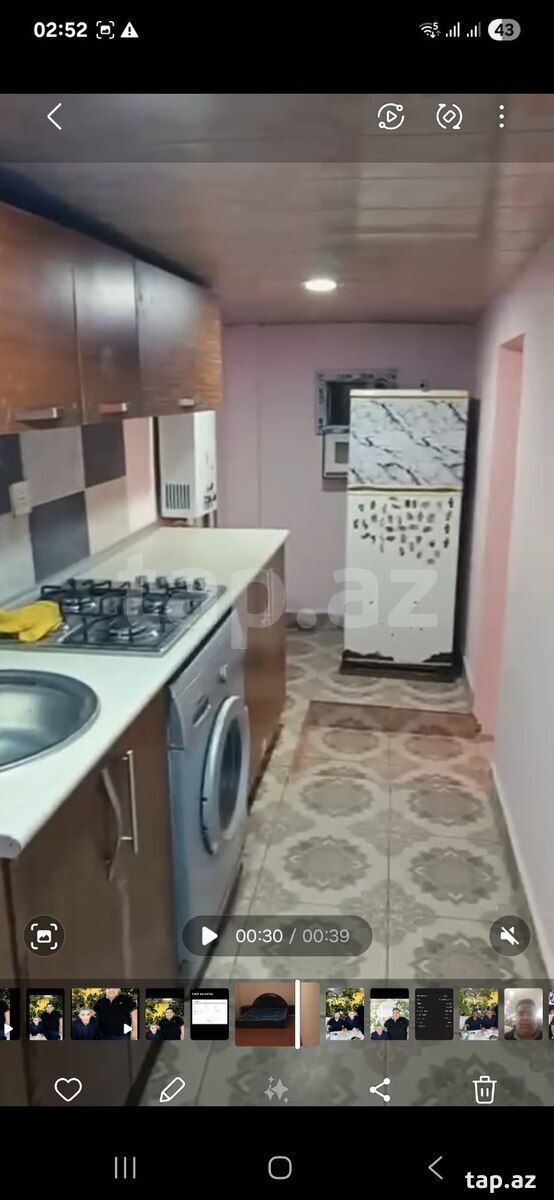 2-otaqlı mənzil kirayə verilir, Lökbatan qəs., 2 m²