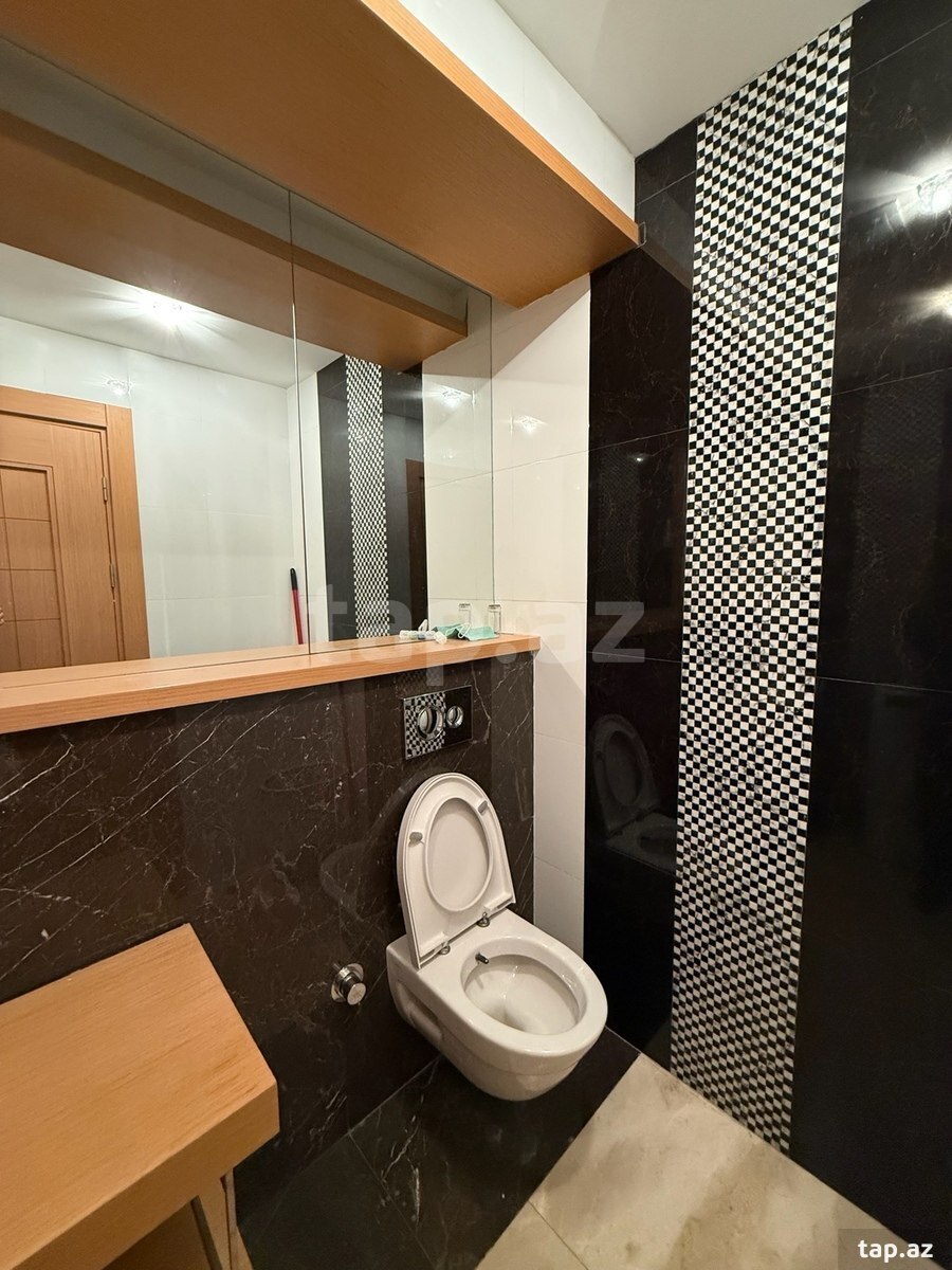 2-otaqlı yeni tikili kirayə verilir, N.Nərimanov r., 90 m²