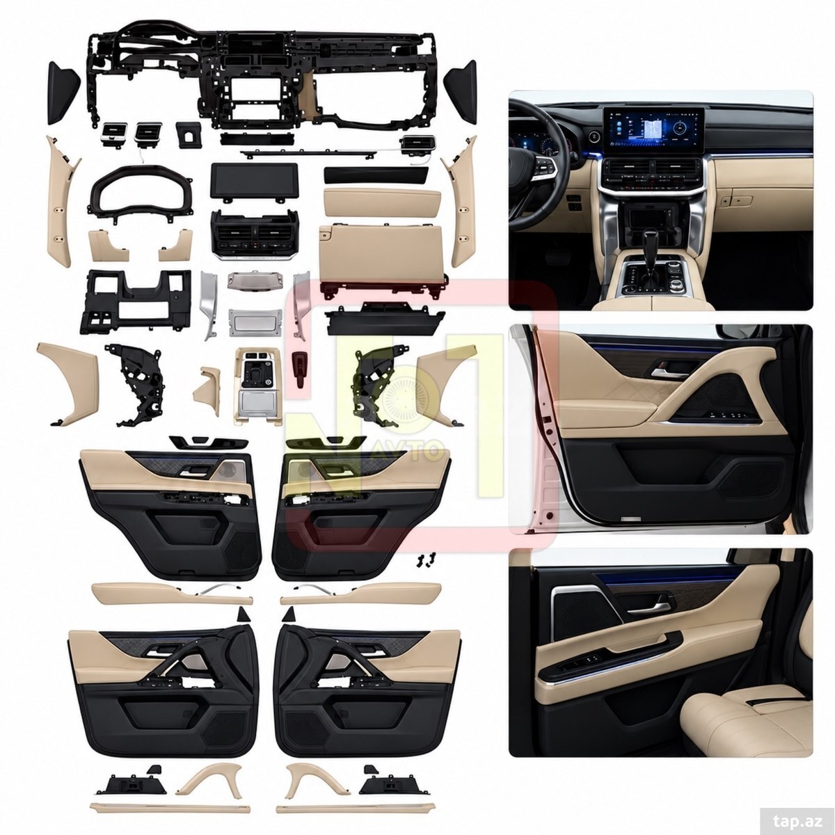 Toyota Land Cruiser 200/300 salonu