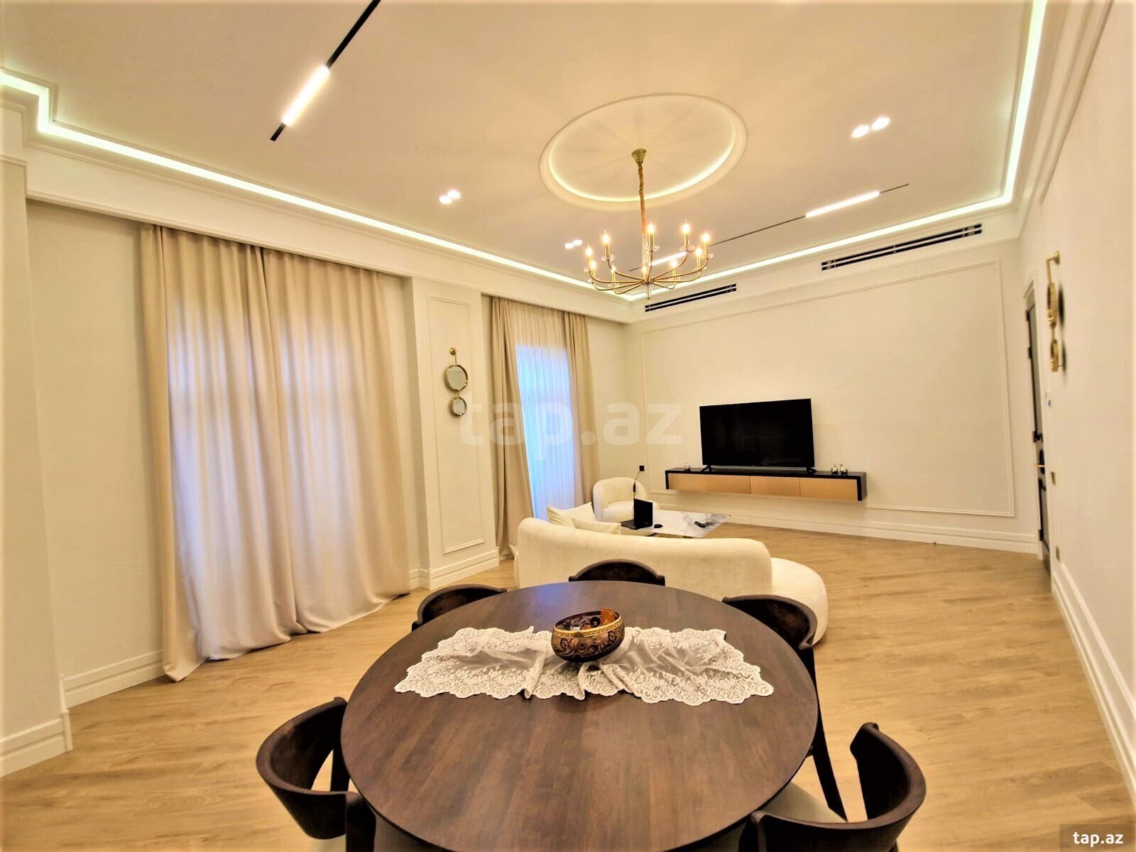 5-otaqlı yeni tikili kirayə verilir, 1-ci Yaşıl Ada küç., 210 m²
