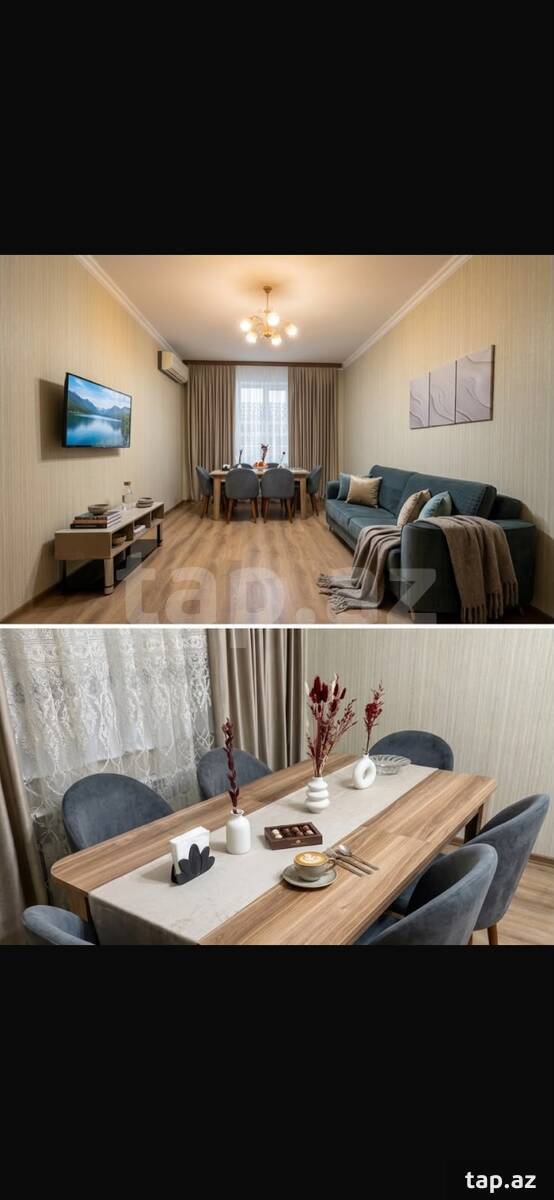 2-otaqlı yeni tikili kirayə verilir, Sumqayıt ş., 80 m²
