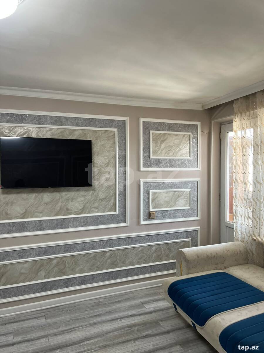 3-otaqlı mənzil kirayə verilir, Memar Əcəmi m., 90 m²