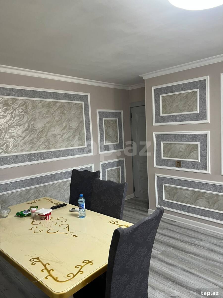 3-otaqlı mənzil kirayə verilir, Memar Əcəmi m., 90 m²