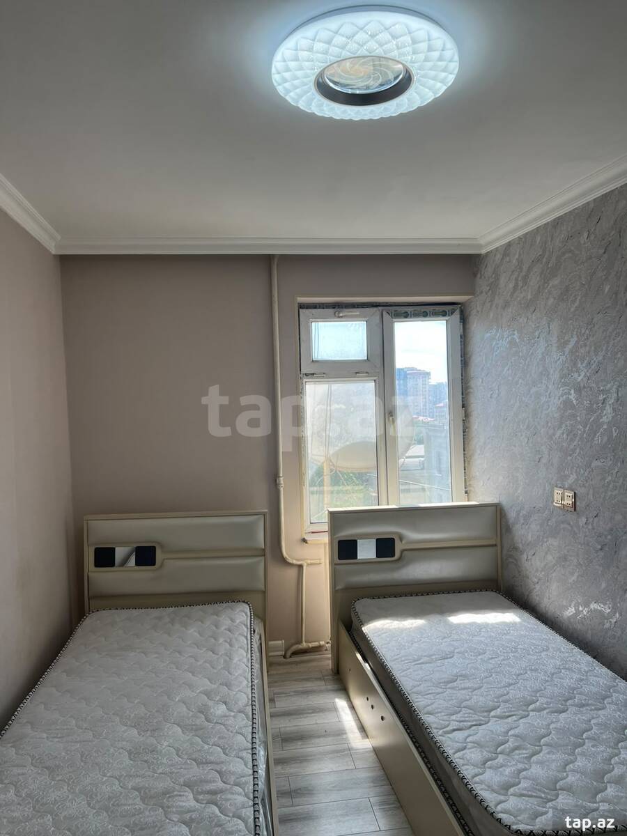 3-otaqlı mənzil kirayə verilir, Memar Əcəmi m., 90 m²