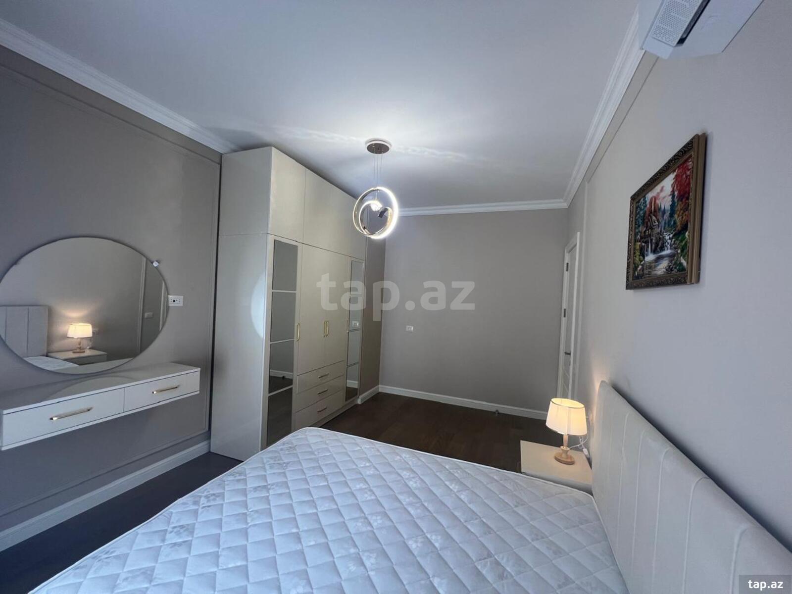 3-otaqlı yeni tikili kirayə verilir, N.Nərimanov m., 85 m²