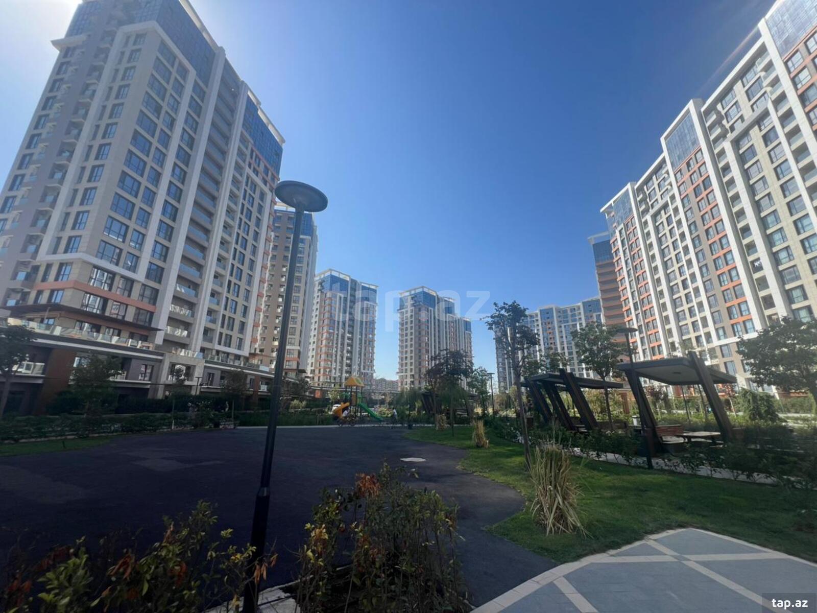 3-otaqlı yeni tikili kirayə verilir, N.Nərimanov m., 85 m²