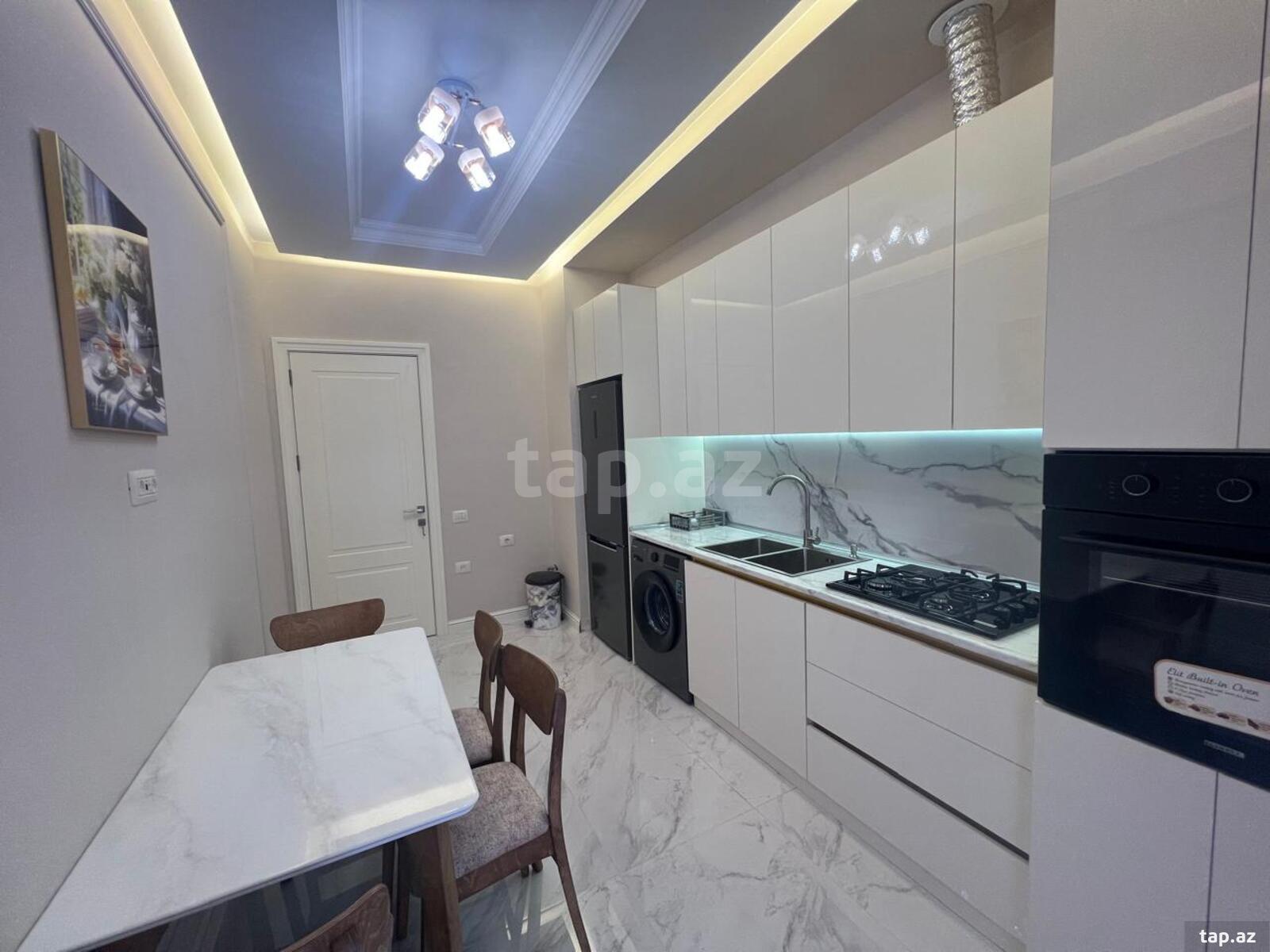 3-otaqlı yeni tikili kirayə verilir, N.Nərimanov m., 85 m²