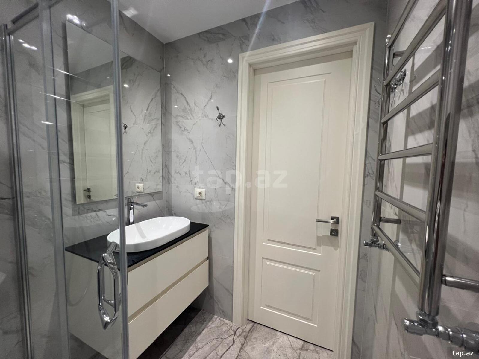 3-otaqlı yeni tikili kirayə verilir, N.Nərimanov m., 85 m²
