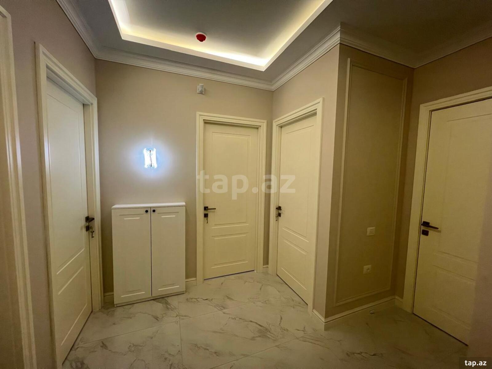 3-otaqlı yeni tikili kirayə verilir, N.Nərimanov m., 85 m²