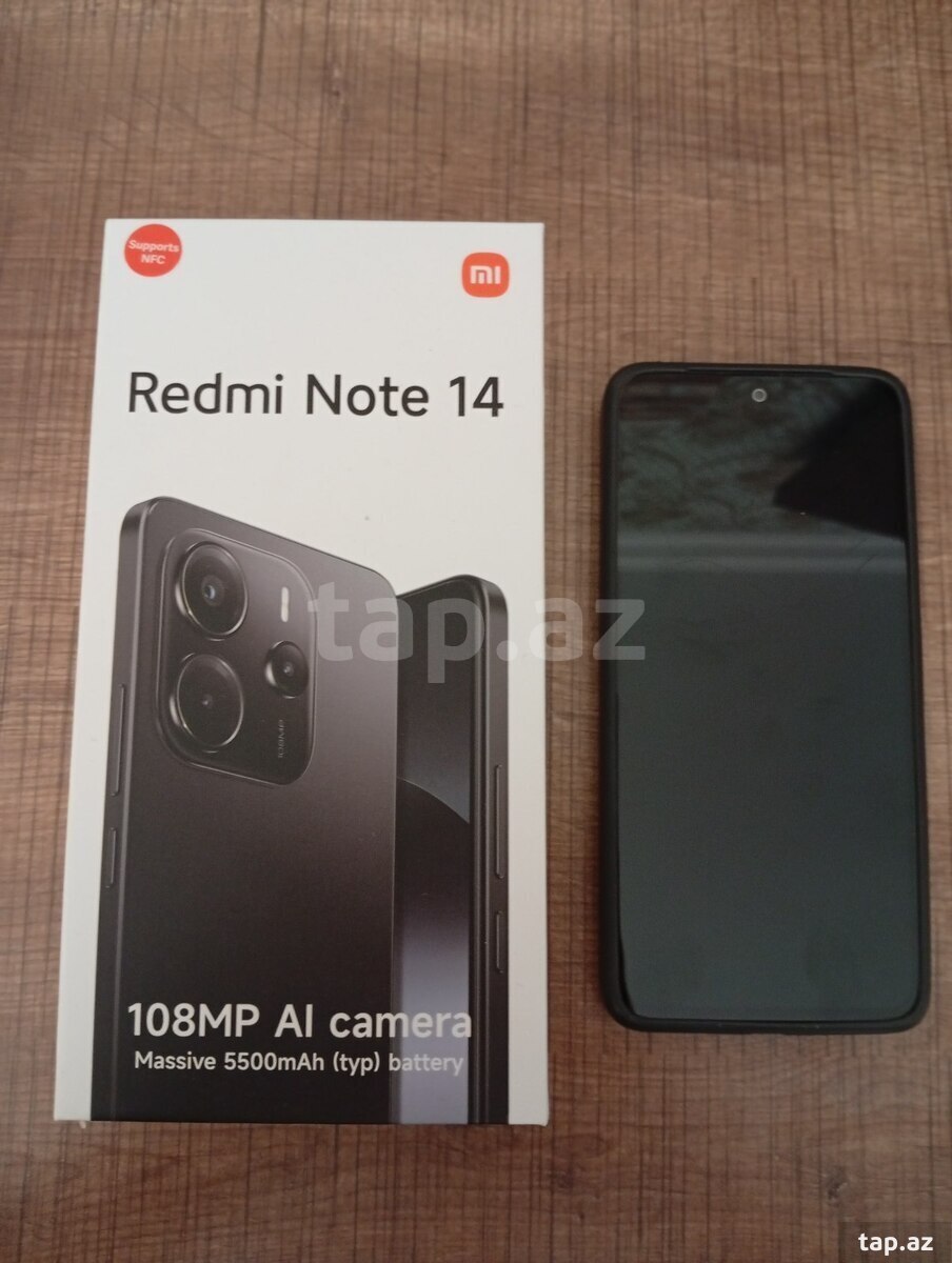 Xiaomi Redmi Note 14 Midnight Black 256GB/8GB