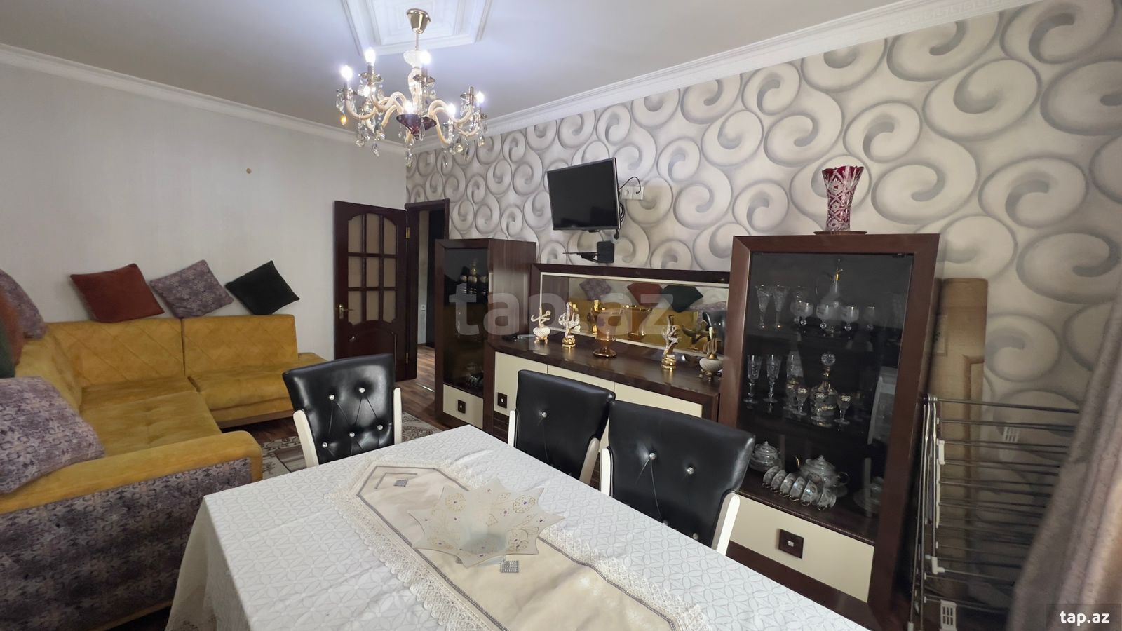 3-otaqlı yeni tikili kirayə verilir, N.Nərimanov m., 96 m²