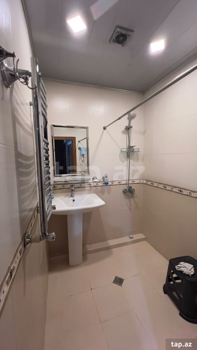 3-otaqlı yeni tikili kirayə verilir, N.Nərimanov m., 96 m²