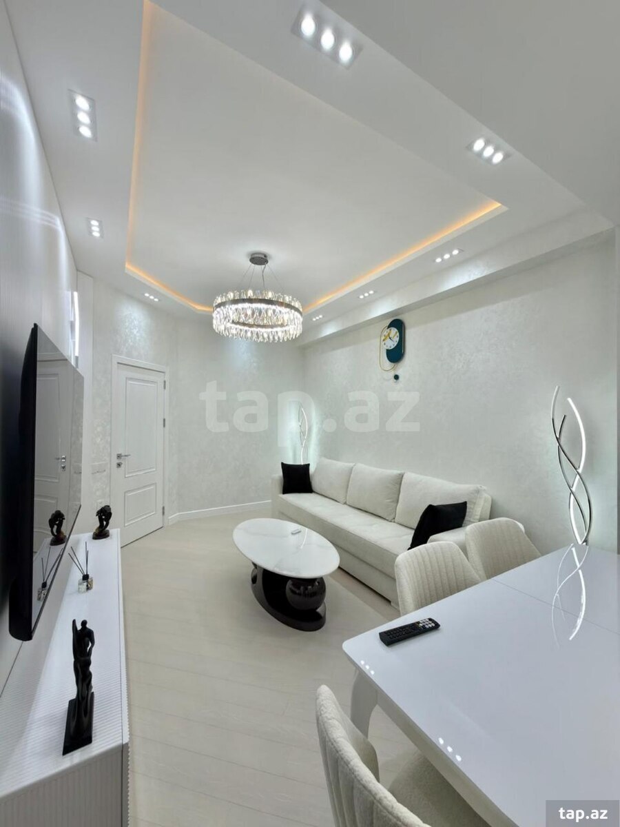 2-otaqlı yeni tikili kirayə verilir, Binəqədi r., 60 m²