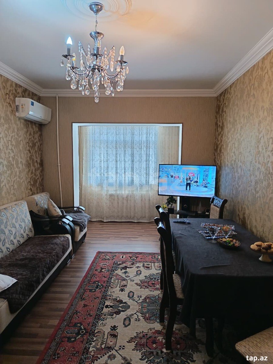 3-otaqlı mənzil, Neftçilər m., 100 m²