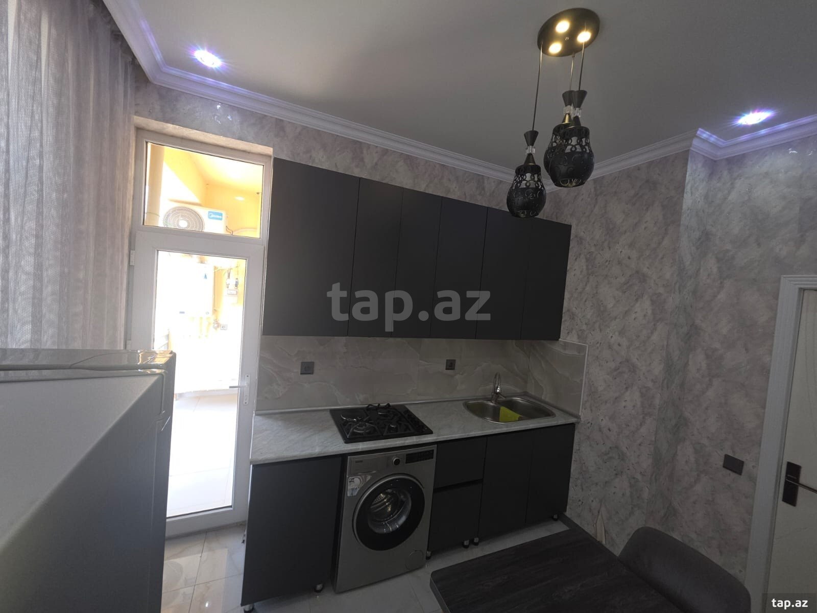 2-otaqlı yeni tikili kirayə verilir, Xırdalan ş., 65 m²
