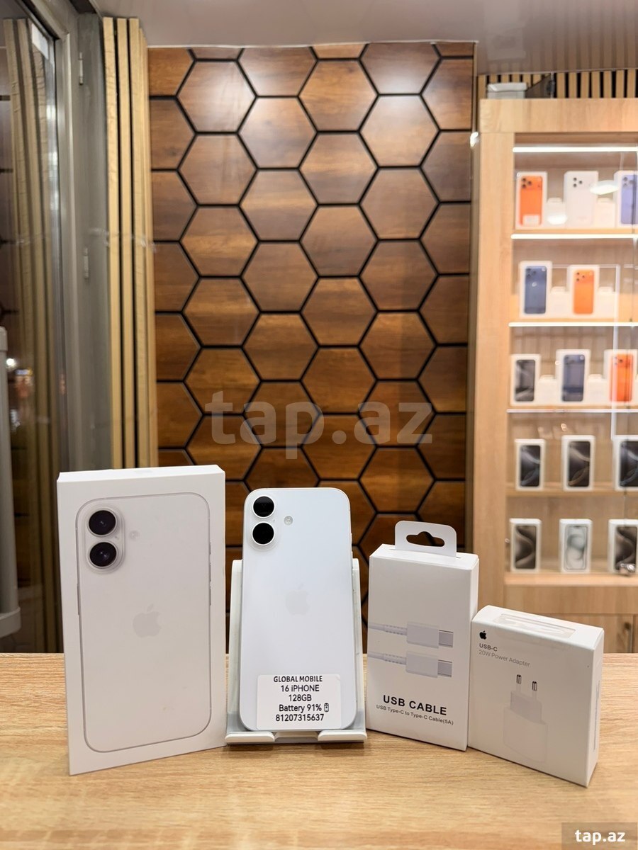 Apple iPhone 16 White 128GB/8GB