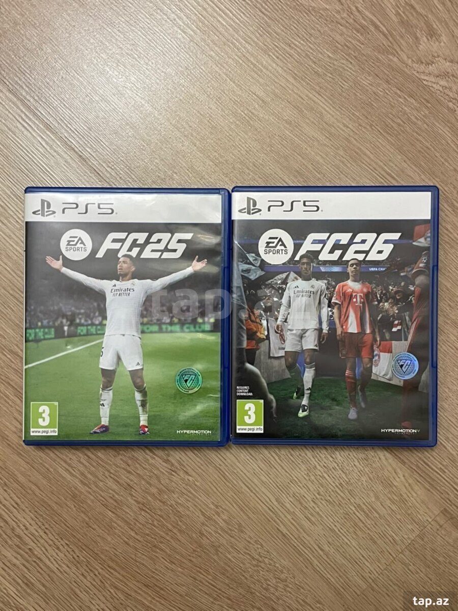 PS 5 oyun diskləri FC25,FC26