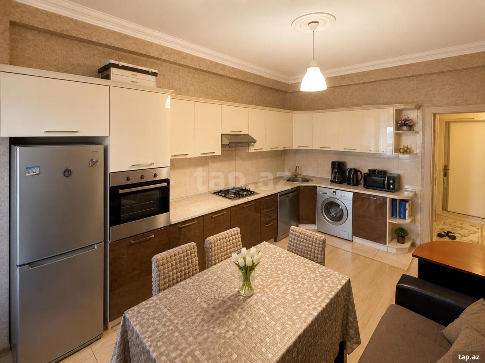2-otaqlı yeni tikili, Yasamal r., 92 m²