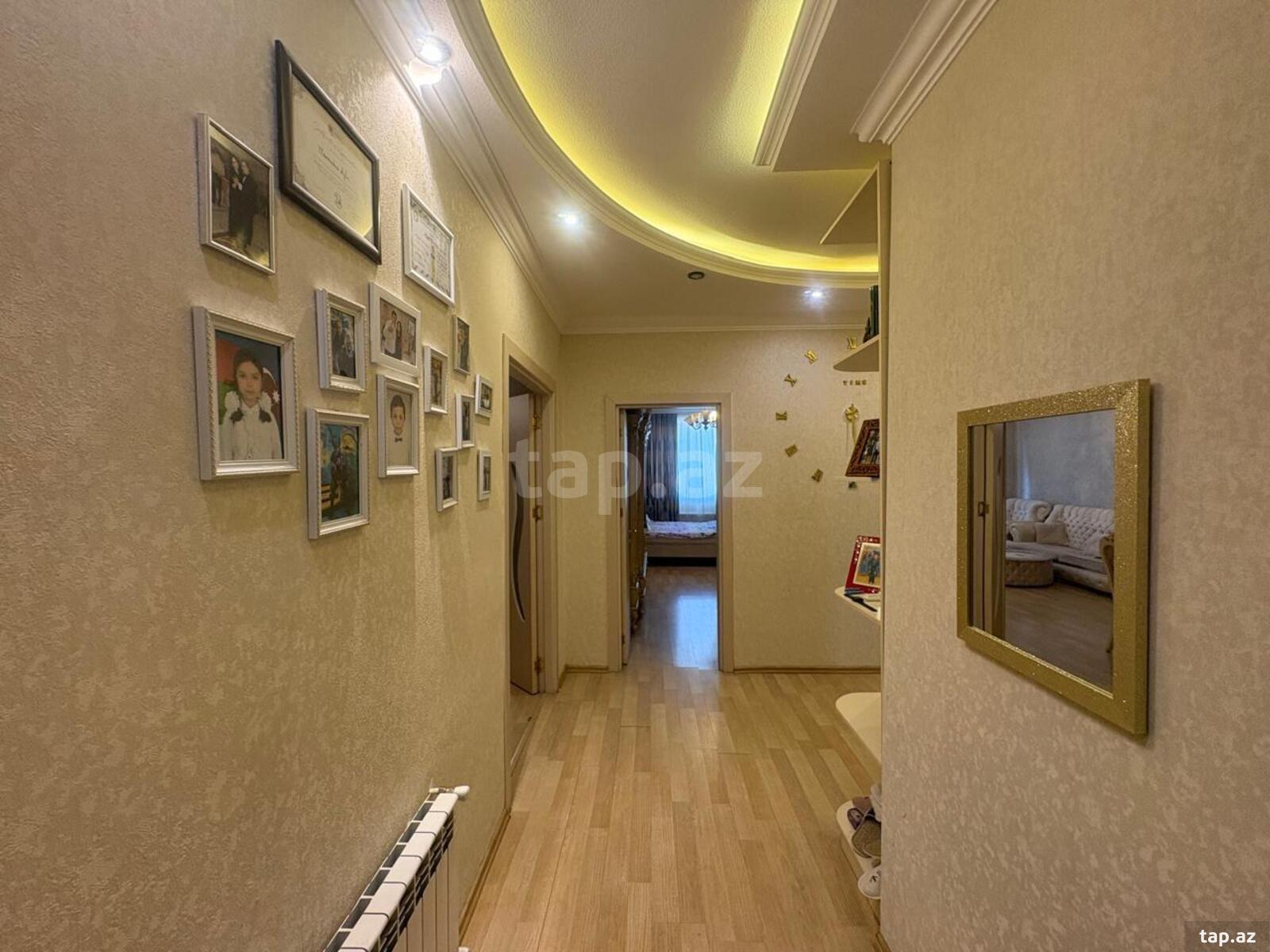 2-otaqlı yeni tikili, Yasamal r., 92 m²
