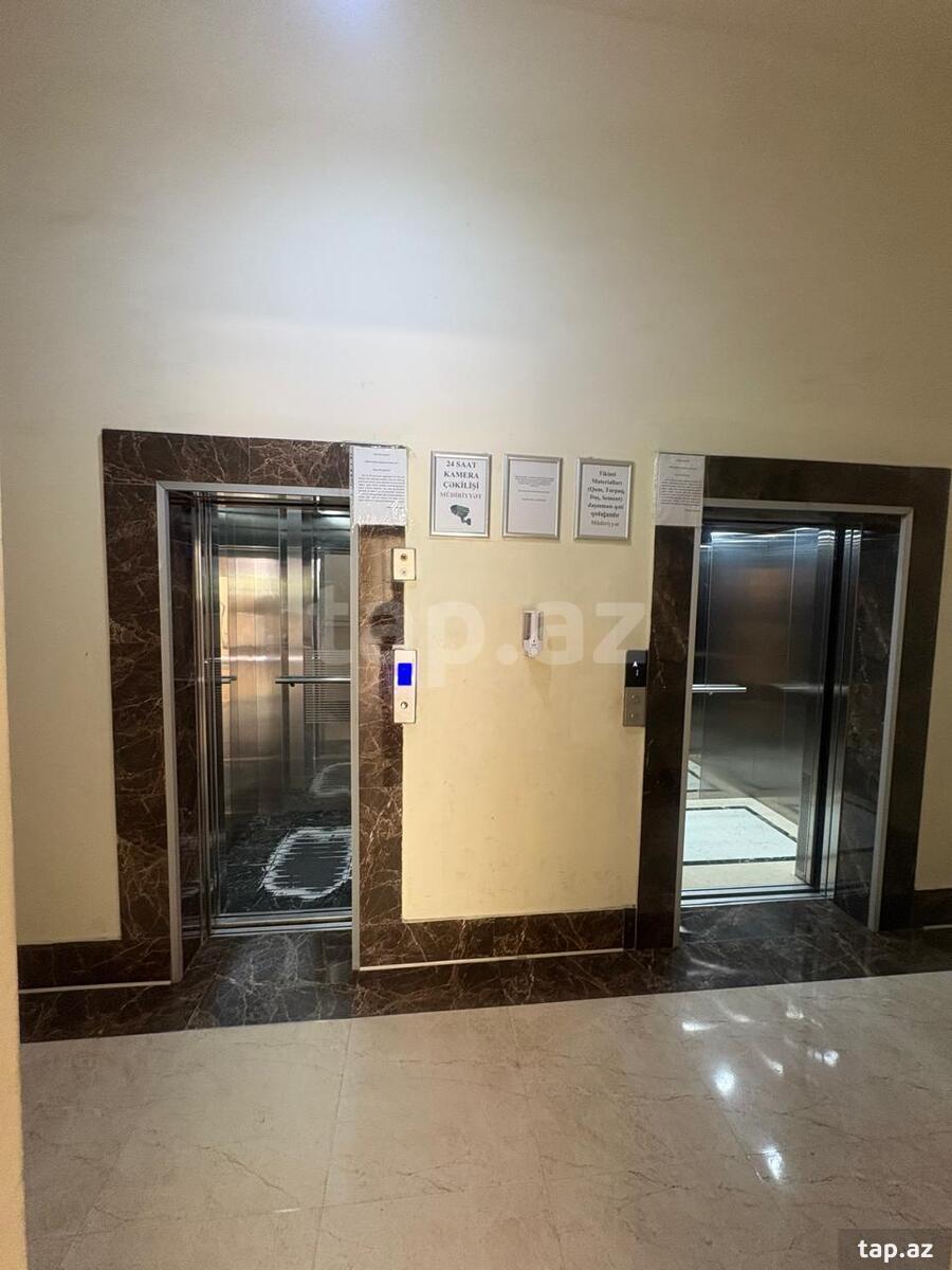 2-otaqlı yeni tikili, Yasamal r., 92 m²