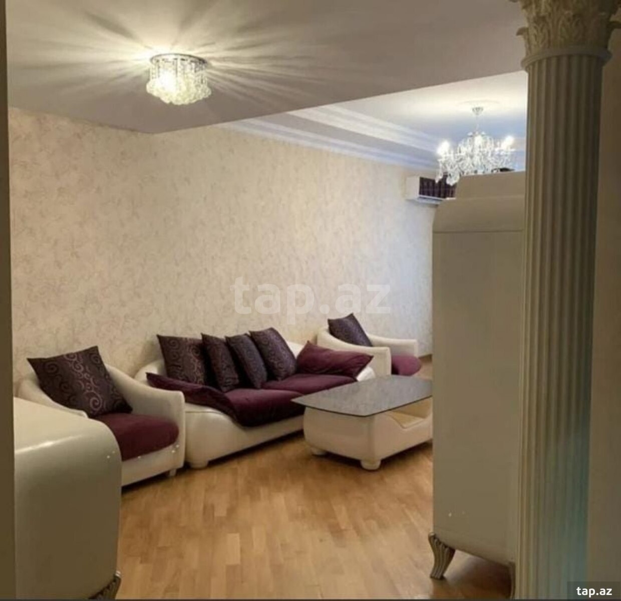 2-otaqlı mənzil kirayə verilir, İnşaatçılar m., 52 m²