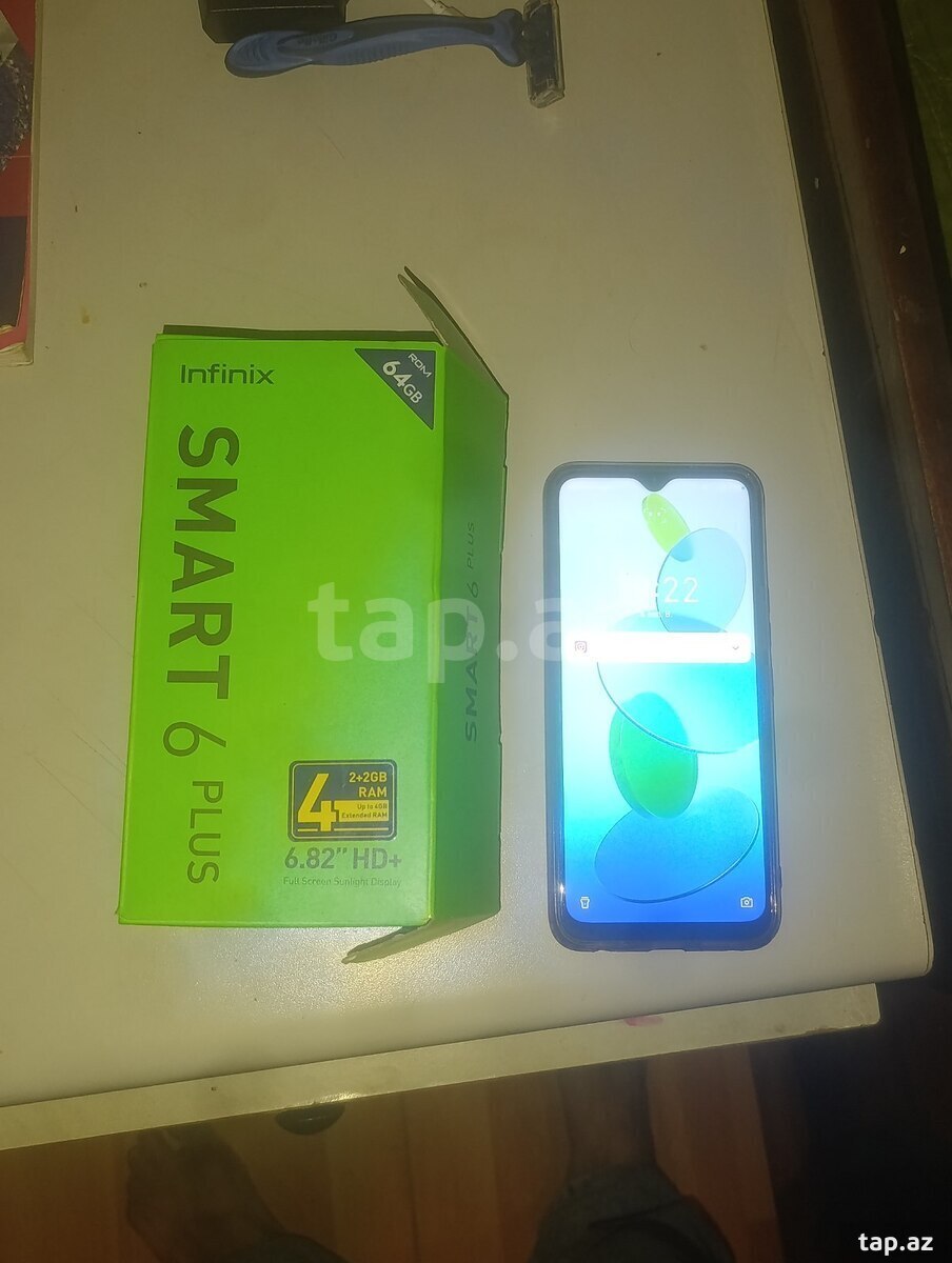 Infinix Smart 6 Plus Tranquil Sea Blue 64GB/2GB