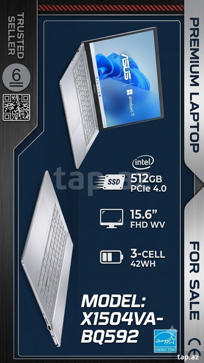 Yeni ASUS Vivobook 15 (i5-120U / 8GB RAM / 512GB S