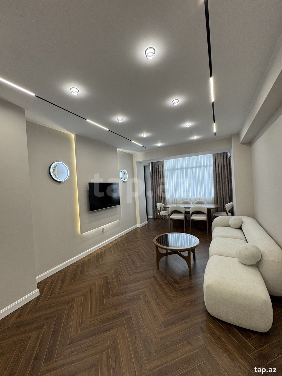 3-otaqlı yeni tikili kirayə verilir, Ayaz İsmayılov küç., 110 m²