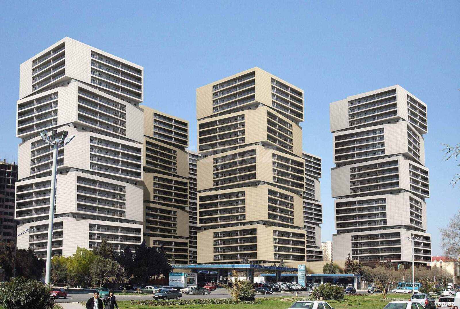 2-otaqlı yeni tikili, Tbilisi pr., 109 m²