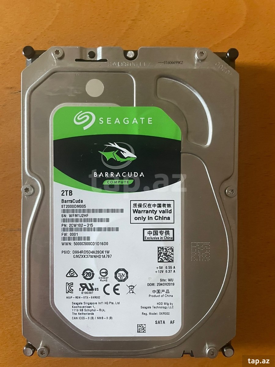 Sərt disk HDD 2TB