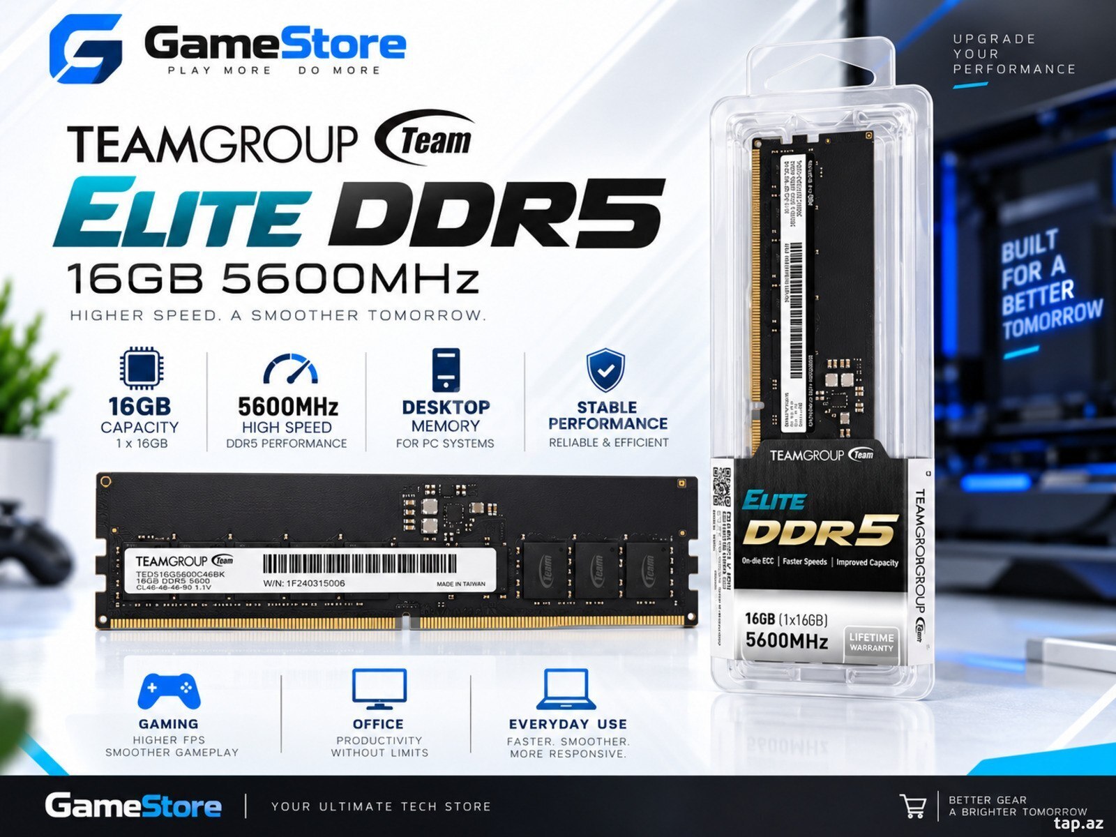 TEAMGROUP ELITE DDR5 16GB 5600MHz