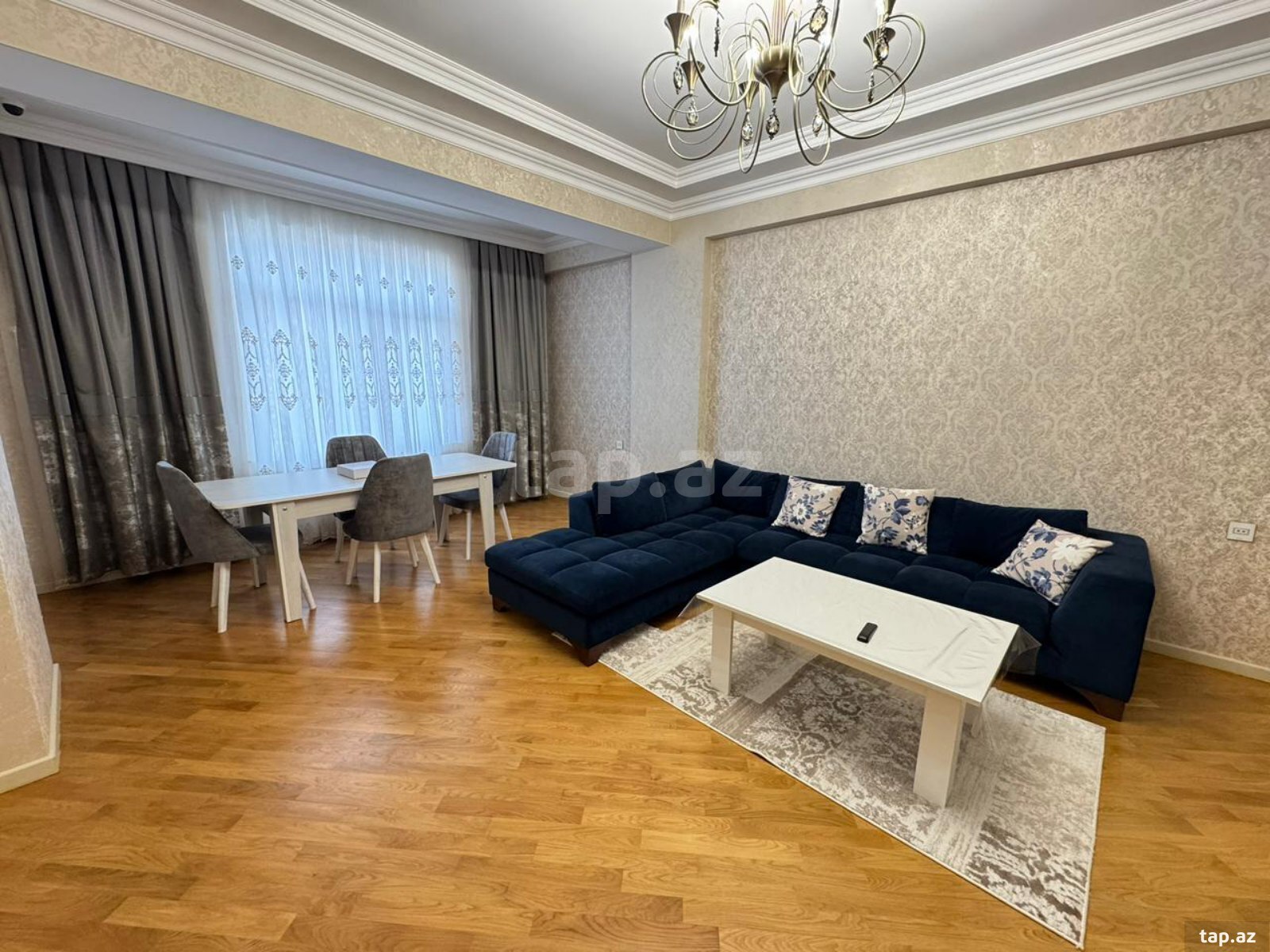 2-otaqlı yeni tikili kirayə verilir, Nəsimi r., 96 m²