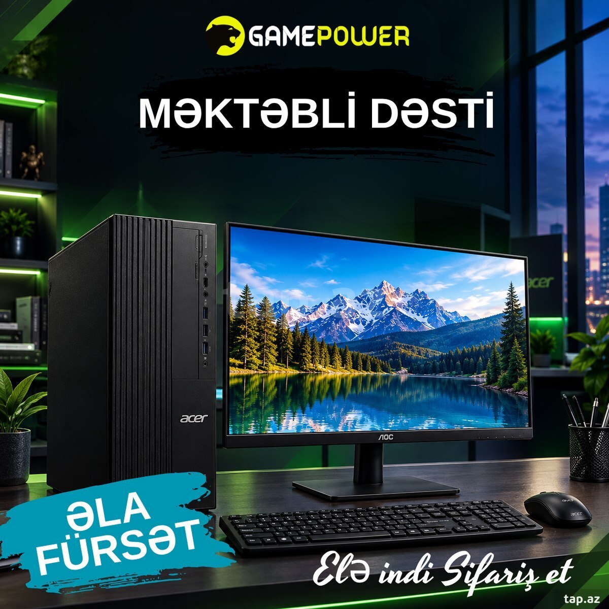 Ofis üçün PC dəsti