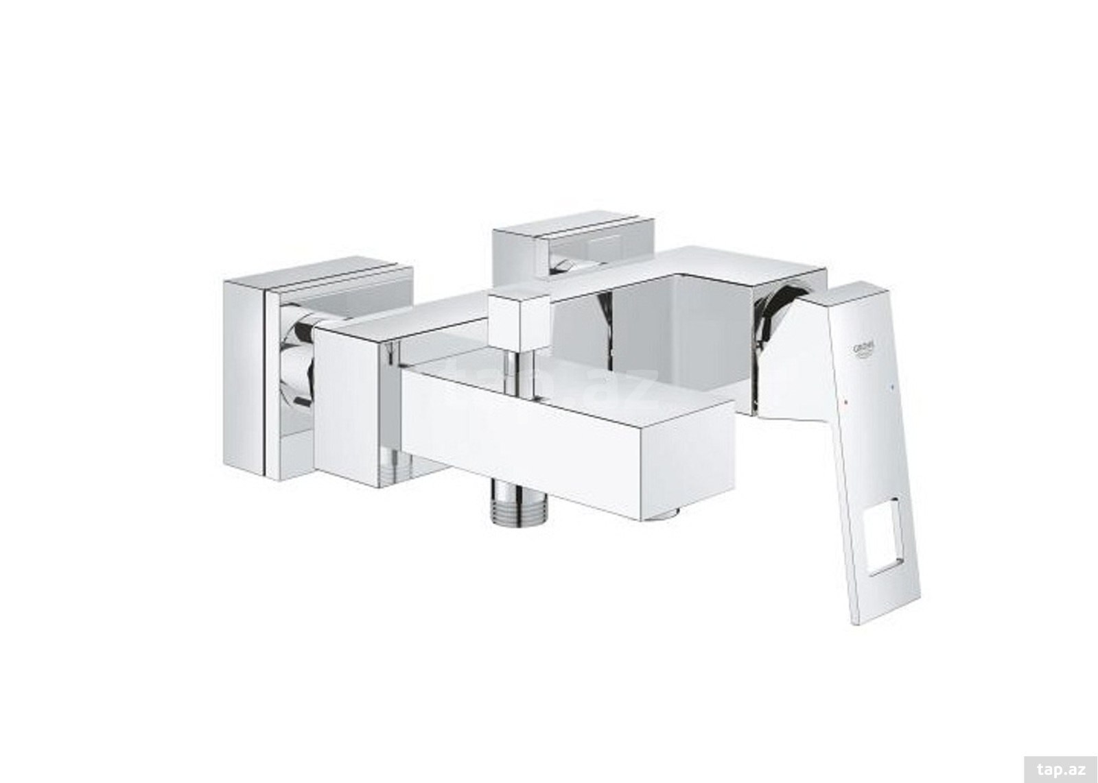 GROHE Eurocube 23140000 – Təkqollu vanna/duş qarışdırıcısı 1/2" — 1