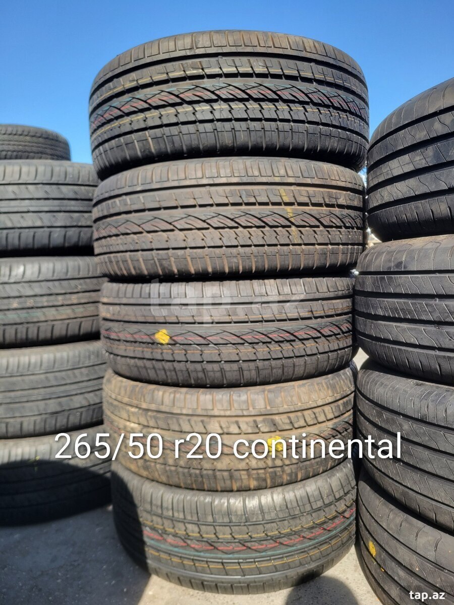 Continental şinləri 265/50/R20