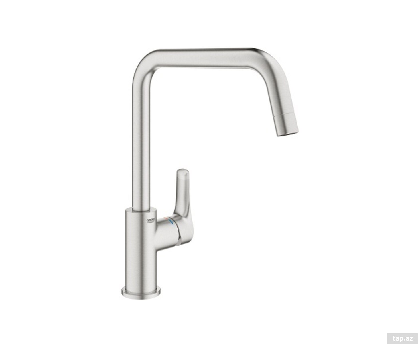 GROHE Eurosmart 30567DC0 SuperSteel – Təkqollu mətbəx qarışdırıcısı 1/2" — 1