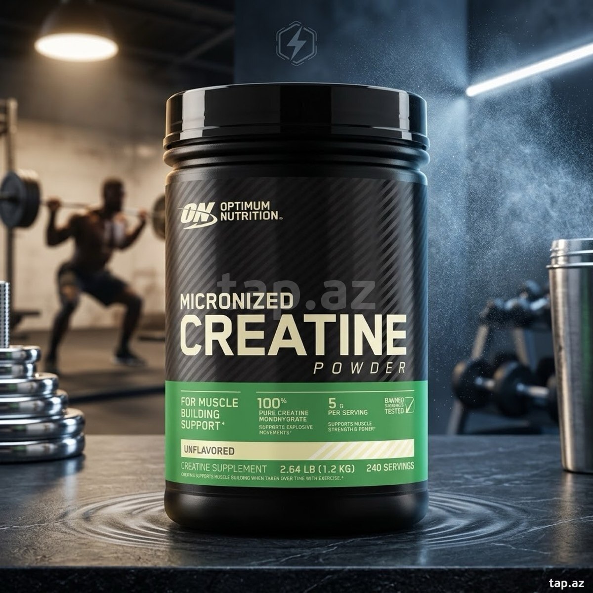 Optimum Nutrition Creatine Monohydrate 1.2kq | USA Creatin | ON Kreatin