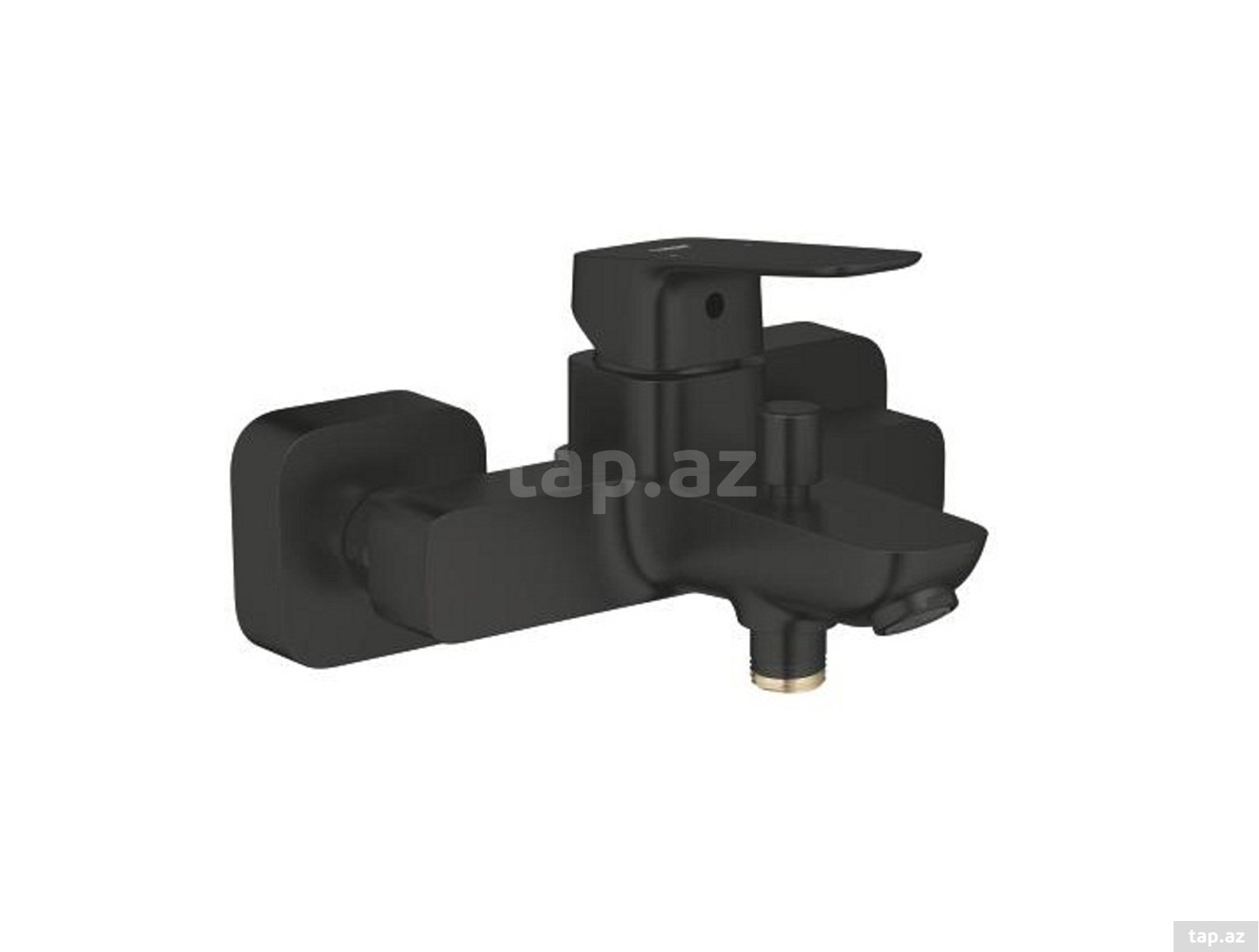 GROHE Cubeo 1018132430 Matte Black – Təkqollu vanna/duş qarışdırıcısı 1/2" — 1