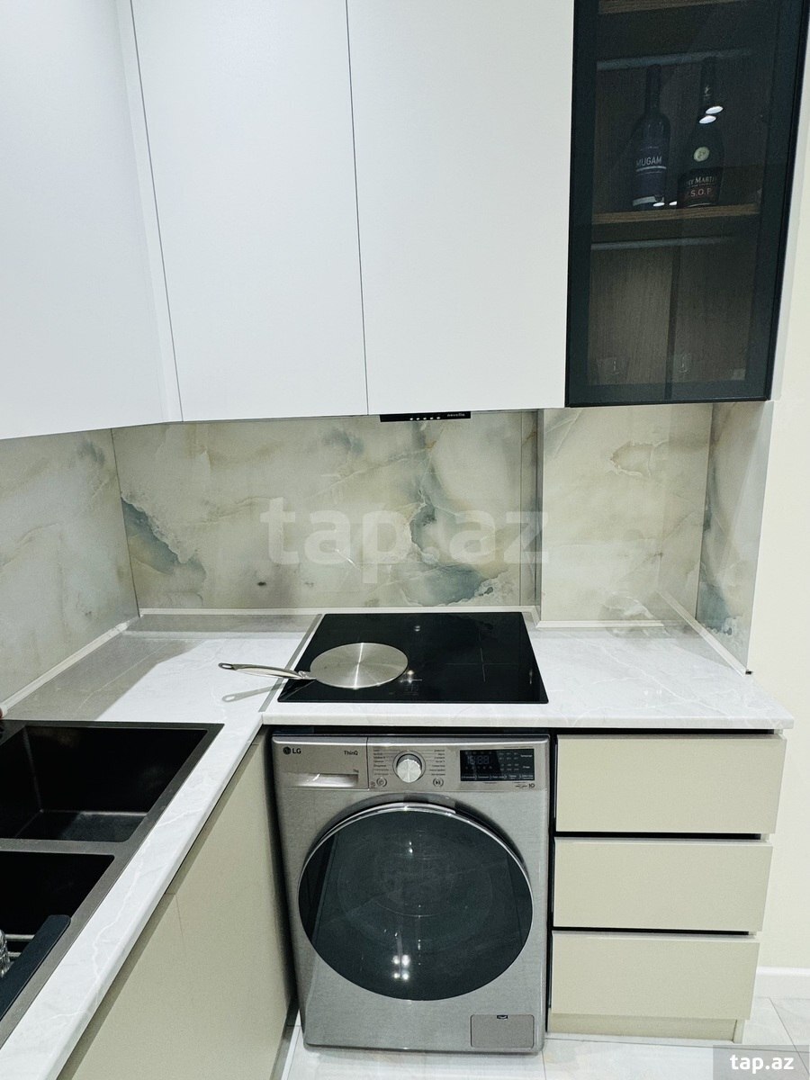 2-otaqlı yeni tikili kirayə verilir, Abşeron r., 63 m²