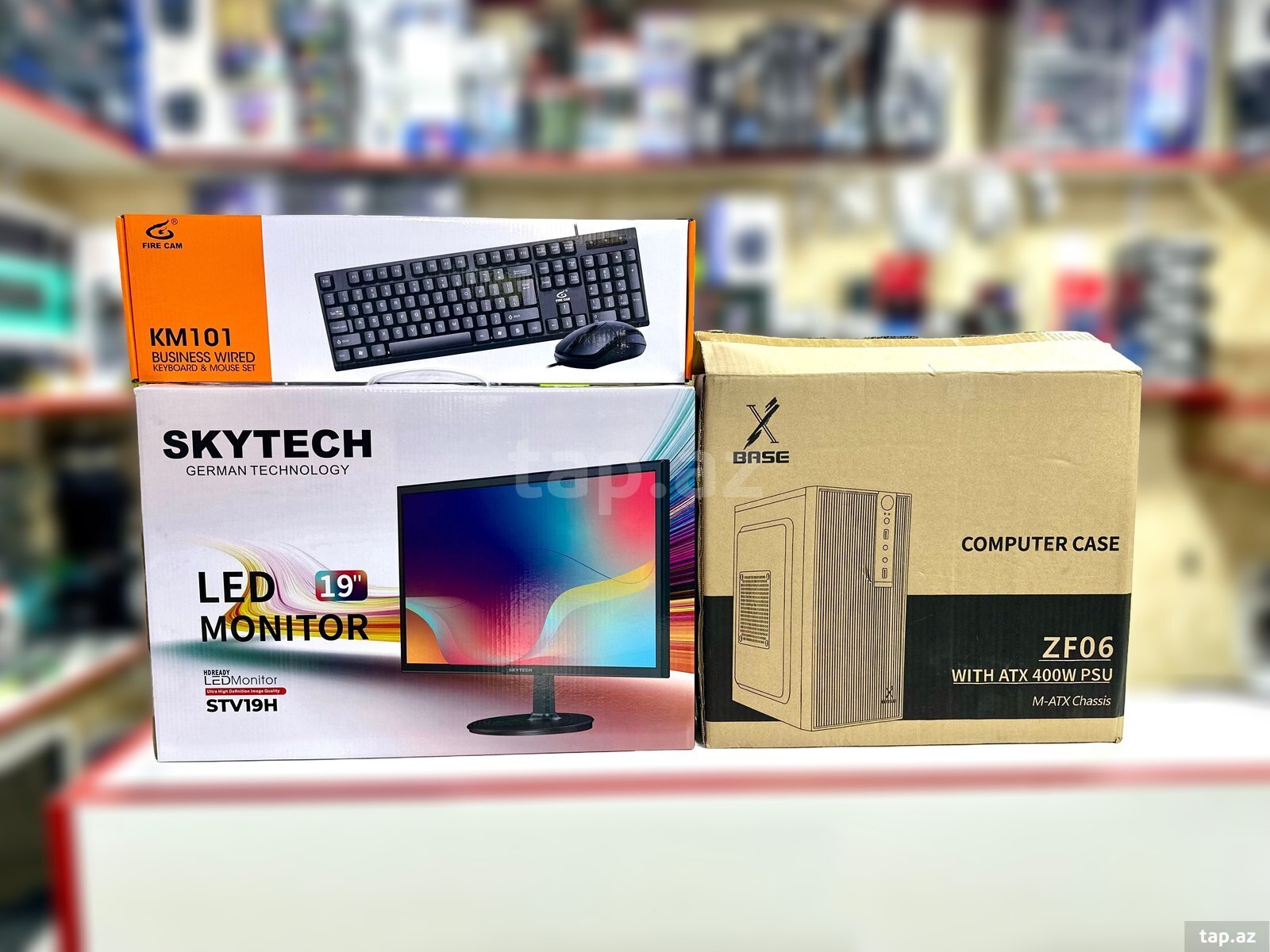 Kompüter dəsti i5-3470 / 8GB RAM / 256GB NVMe / 19" Monitor