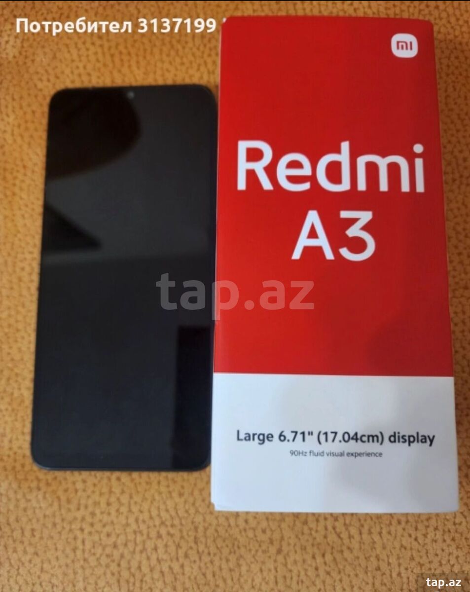 Xiaomi Redmi A3 Midnight Black 128GB/4GB