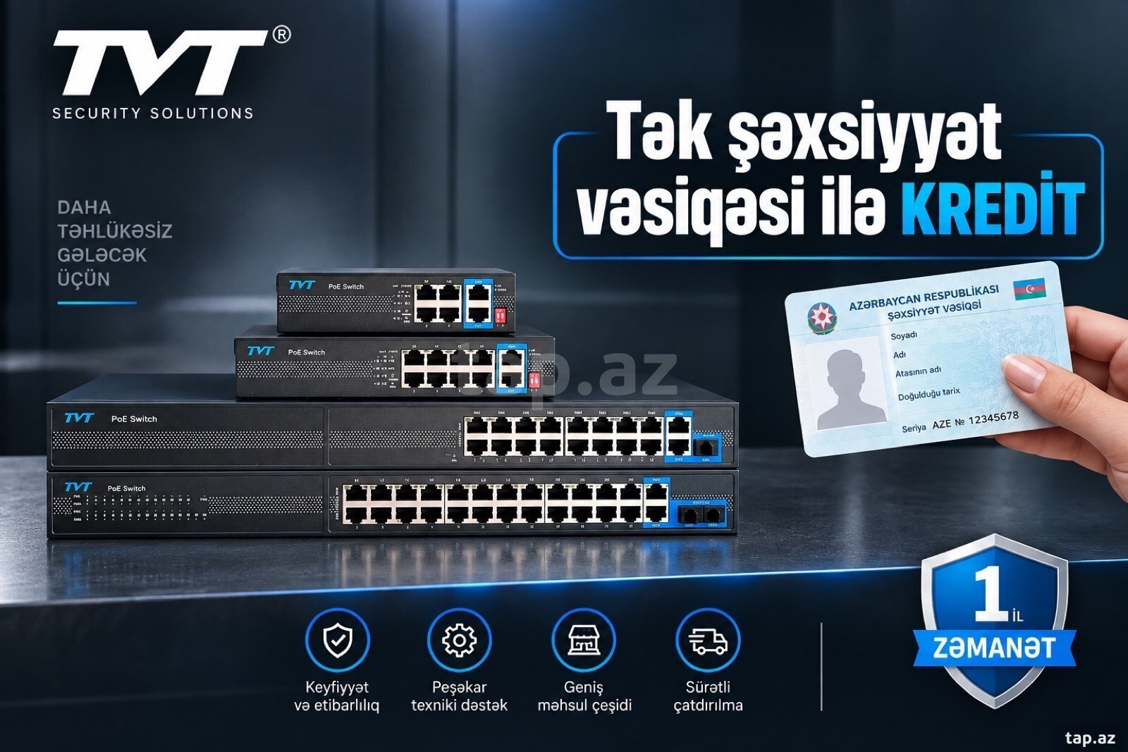 TVT PoE Switch