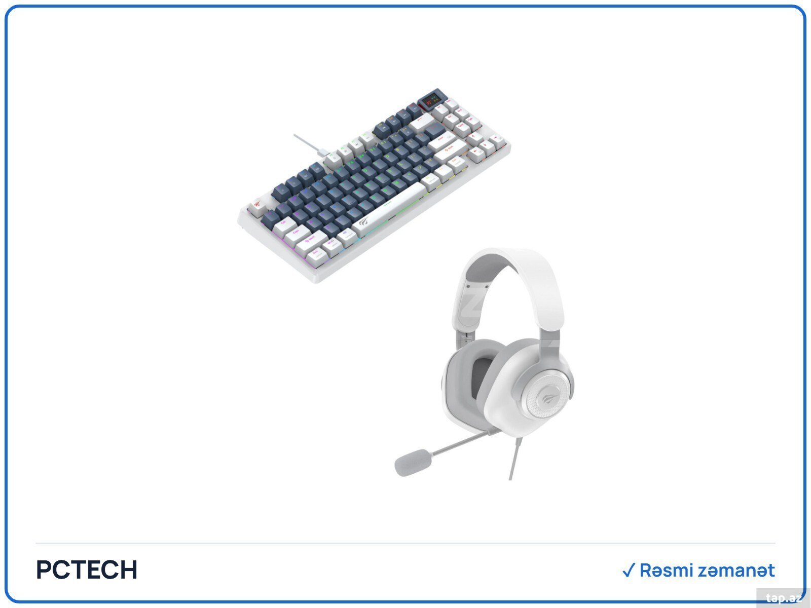 Havit kombo - Havit KB884L-RU Keyboard + Havit H2230d qulaqlıq